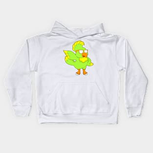 Parrot Sunglasses Kids Hoodie